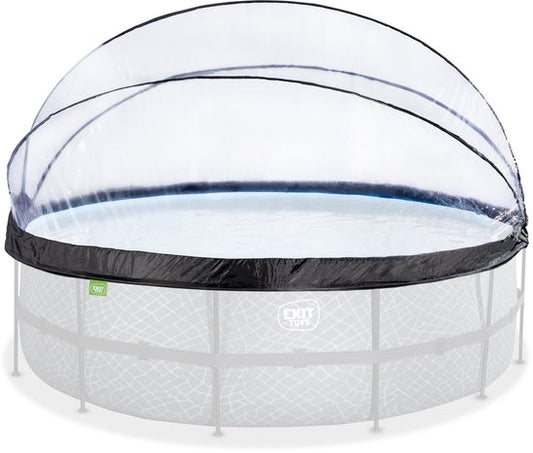 EXIT Zwembad Overkapping ECO ø488cm - Zwembad Dome - Universeel - Zwembad Accessoire - Weerbestendig