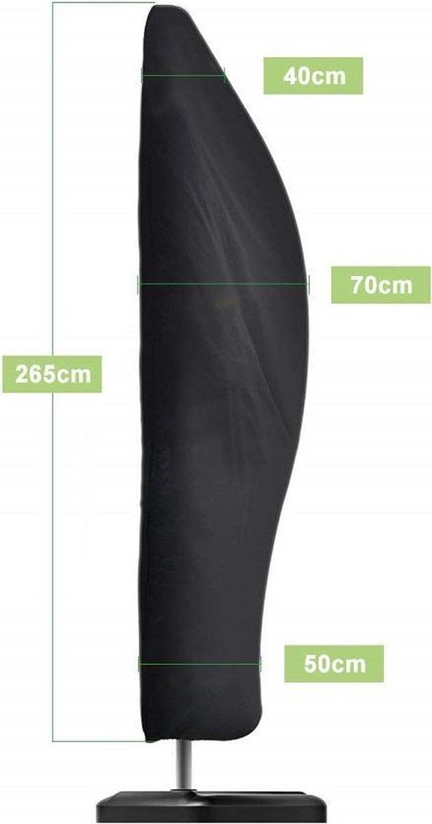 Kinzo Garden parasolhoes - 265 x 70 cm - voor hangparasol - polyester