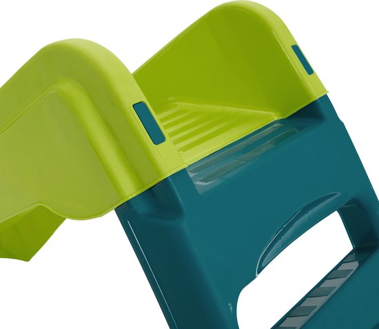 Palplay glijbaan - opvouwbaar 1,2 m - lemon/blauw