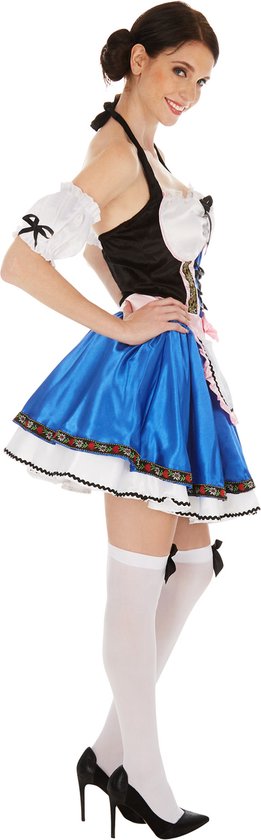 Dressforfun vrouwenkostuum dirndl sexy weidedroom XXL - verkleedkleding kostuum halloween verkleden feestkleding carnavalskleding carnaval feestkledij partykleding - 301054