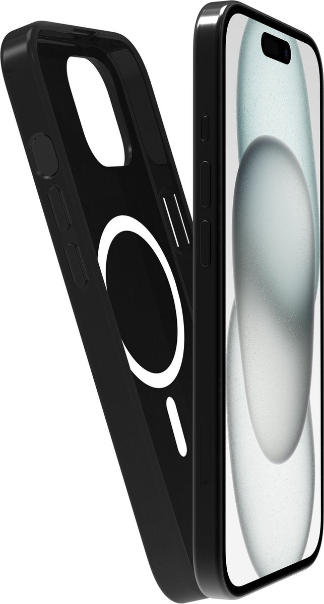 BeHello – iPhone 15 – MagSafe Hoesje Soft Touch – Zwart