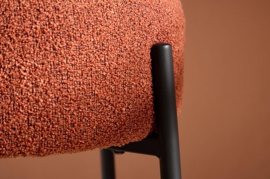 Tucson barstoel bouclé rood