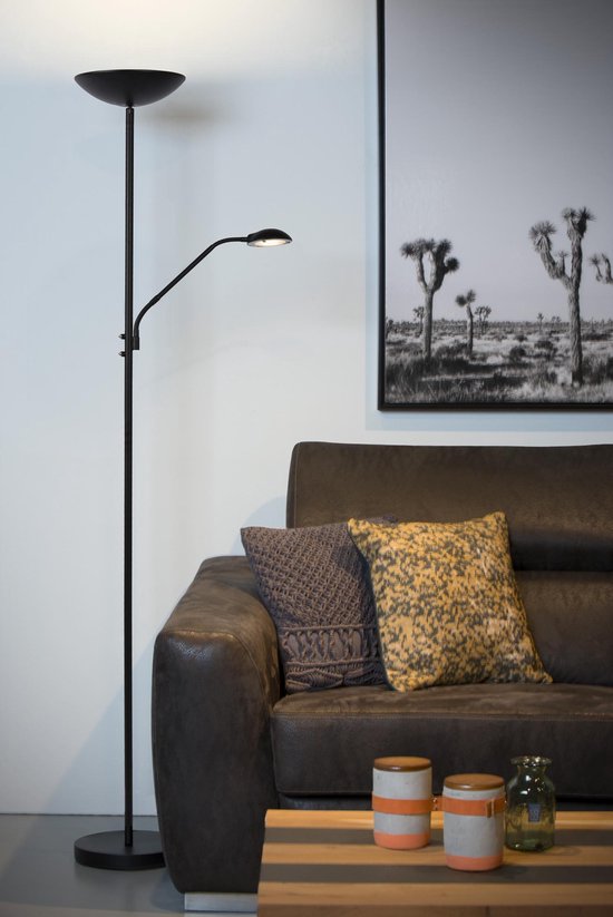 Lucide ZENITH - Leeslamp - LED Dimbaar - 3000K - Zwart