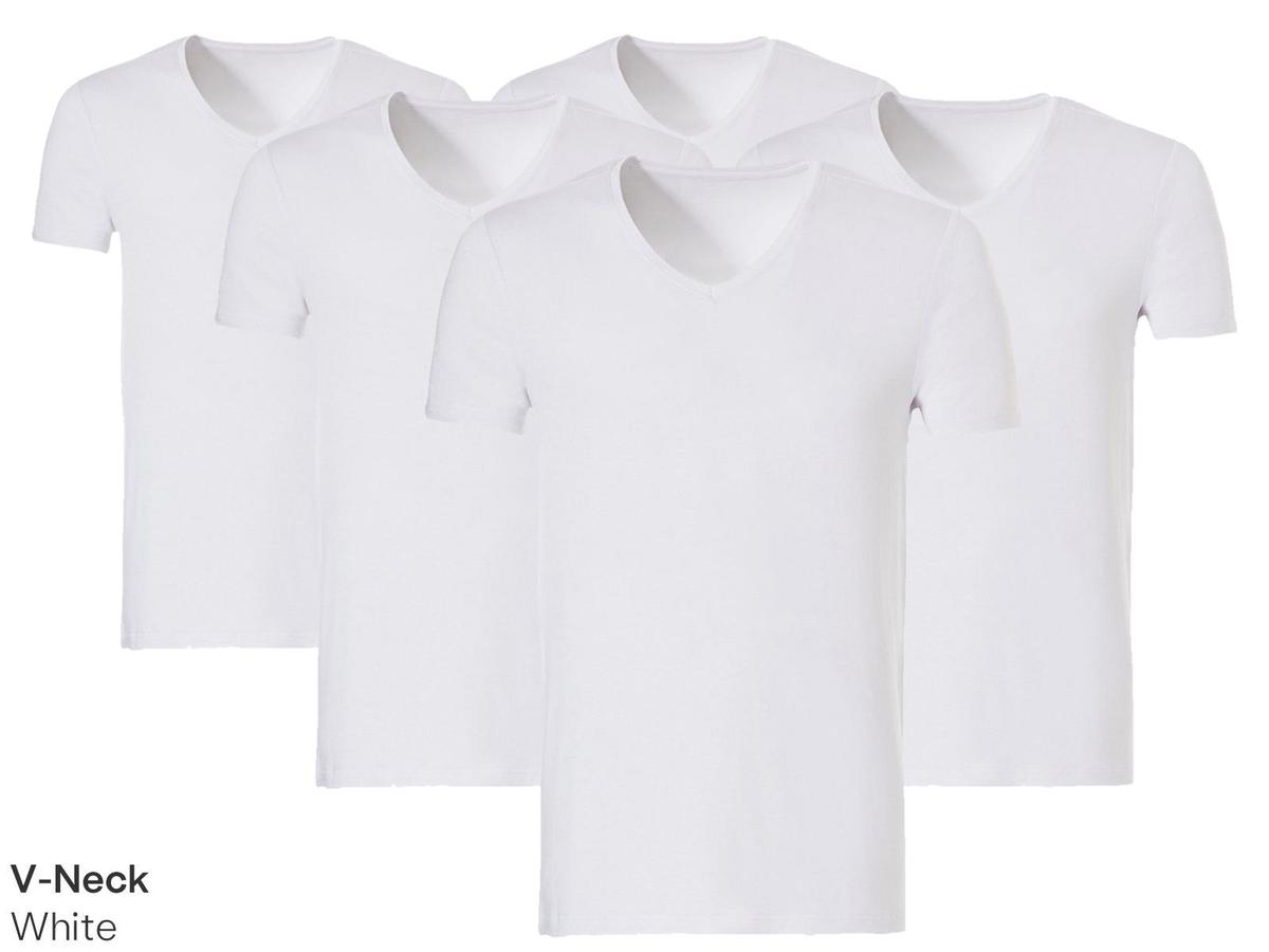 Ten Cate Basic Heren T-shirt - Ronde of V-Hals - maat 2XL - White
