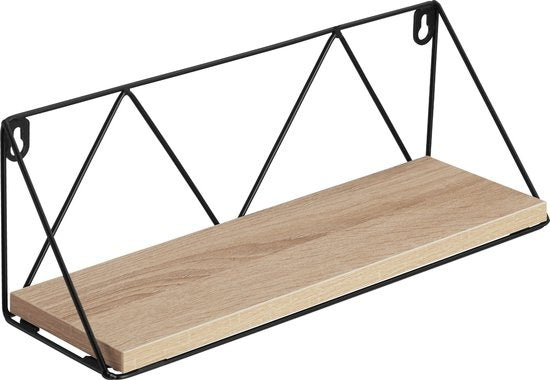 tectake® - 2 Wandplanken Rockport industrieel lichtbruin - 404432