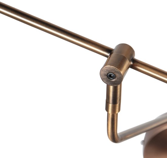 Steinhauer Exclusive - wandlamp - Soleil2 - brons - kunststof metaal - bedlampje - LED - 4387BR
