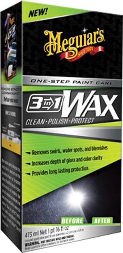Meguiar's 3-in-1 Wax - Autowax - 473 ml