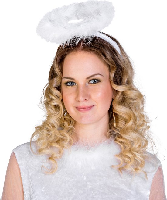 Dressforfun vrouwenkostuum sexy hemelsbode L - verkleedkleding kostuum halloween verkleden feestkleding carnavalskleding carnaval feestkledij partykleding - 300248