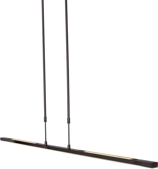 Hanglamp Steinhauer Zelena 1482ZW, Zwart, Uitschuifbaar, Hoogte verstelbaar, Lengte 122cm, Breedte 3cm, Materiaal: Elektronica, Kunststof, Metaal