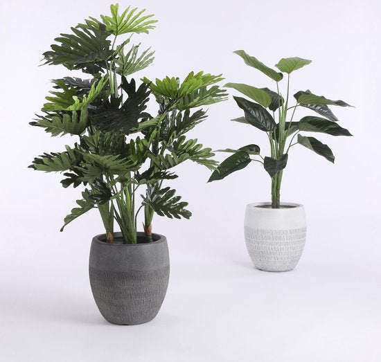 Mica Decorations Philodendron Kunstplant - H120 x Ø80 cm - Groen