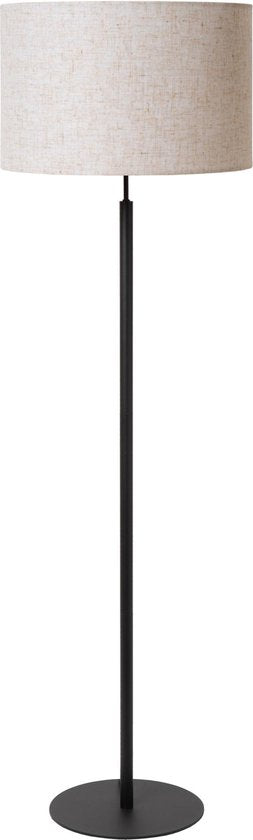 Lucide MAYA - Vloerlamp - Ø 45 cm - 1xE27 - Beige - Japandi