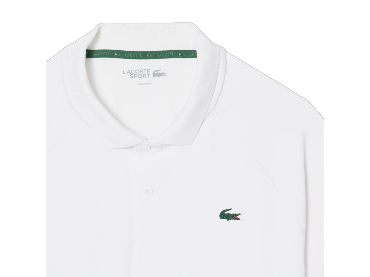 Lacoste Regular Fit Ultra Dry Sport Poloshirt - Stretch piqué - maat 5 - White