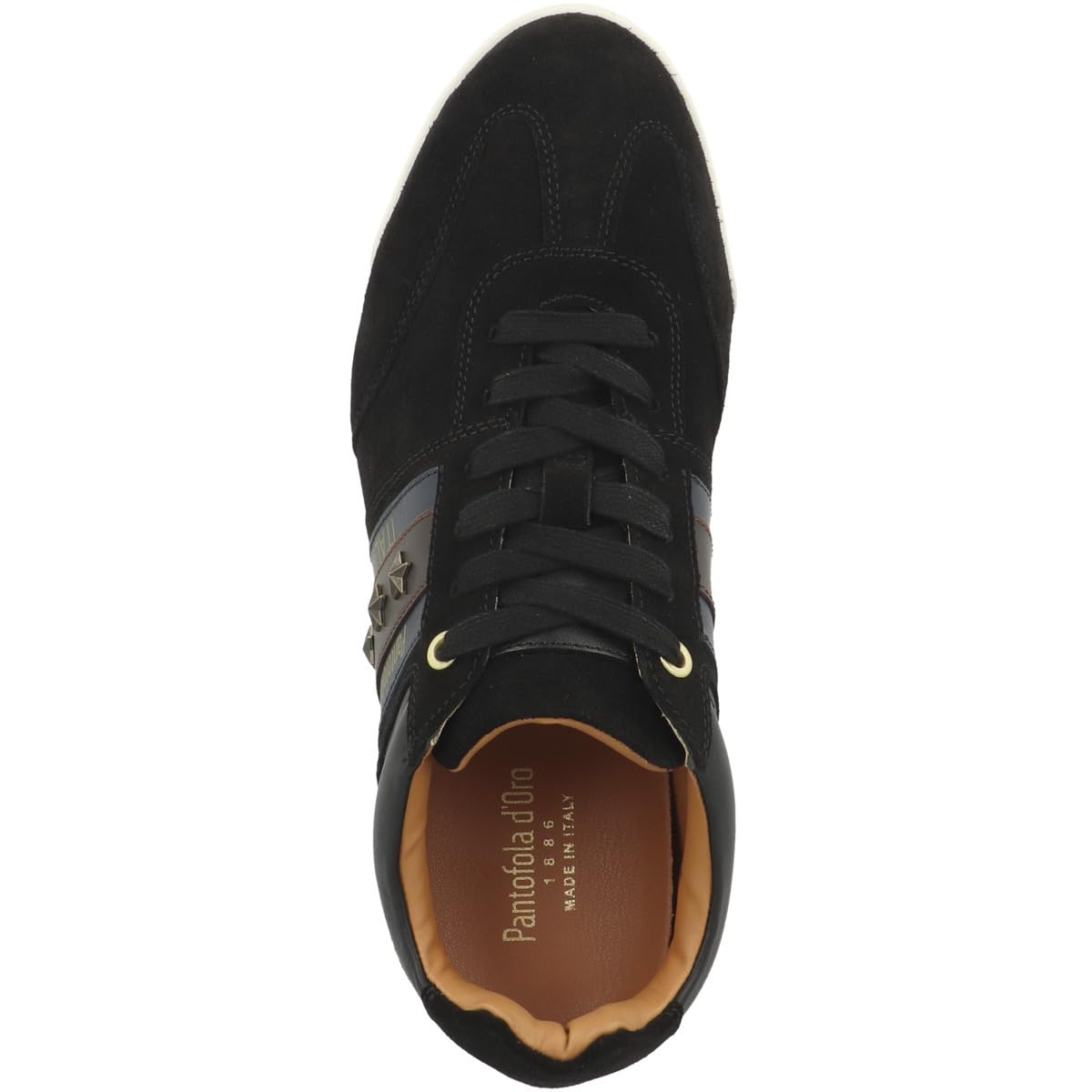 Pantofola d'Oro 1886 Imola Grip Sneaker - Suède - Maat 42 - Zwart