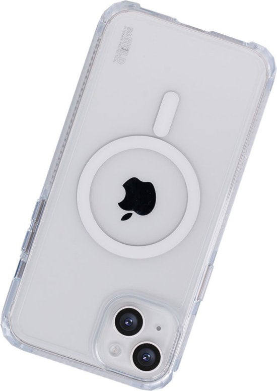 SoSkild Hoesje iPhone 15 Plus MagSafe - Defend Heavy Impact Case - Doorzichtig Magnetisch Magsafe Hoesje - Transparant