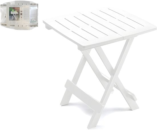 Pro Garden Klaptafel - Wit - 45x43x50cm