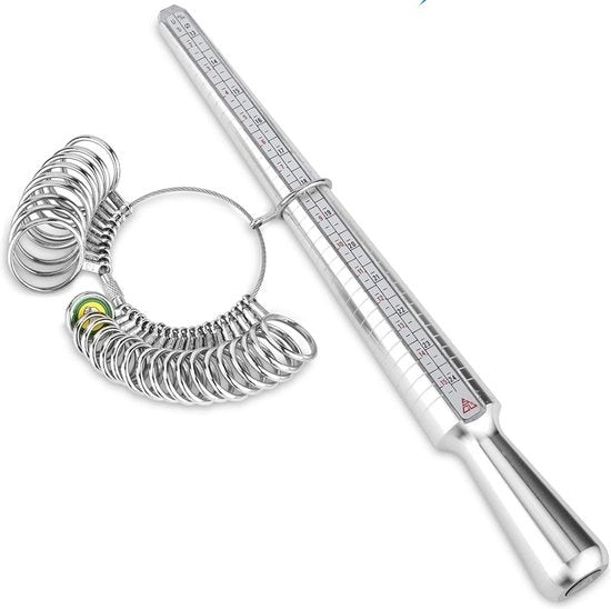 Ringmeter - Ringmaat meter voor elke Ringmaat - Ring sizer EarKings
