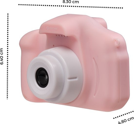 Denver Kindercamera Full HD - Selfie Camera - 40MP - Digitale Camera Kinderen - Foto en Video - Spelletjes - KCA1340 - Roze