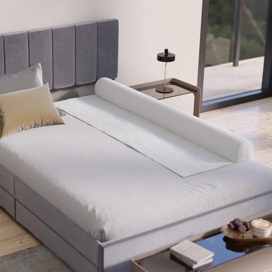 Opblaasbare Bedvalbeveiliging Louana Wit - 180 cm