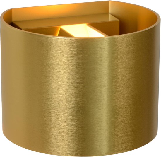 Lucide XIO - Wandlamp - LED Dimbaar - G9 - 1x3,5W 2700K - Verstelbare stralingshoek - Mat Goud / Messing