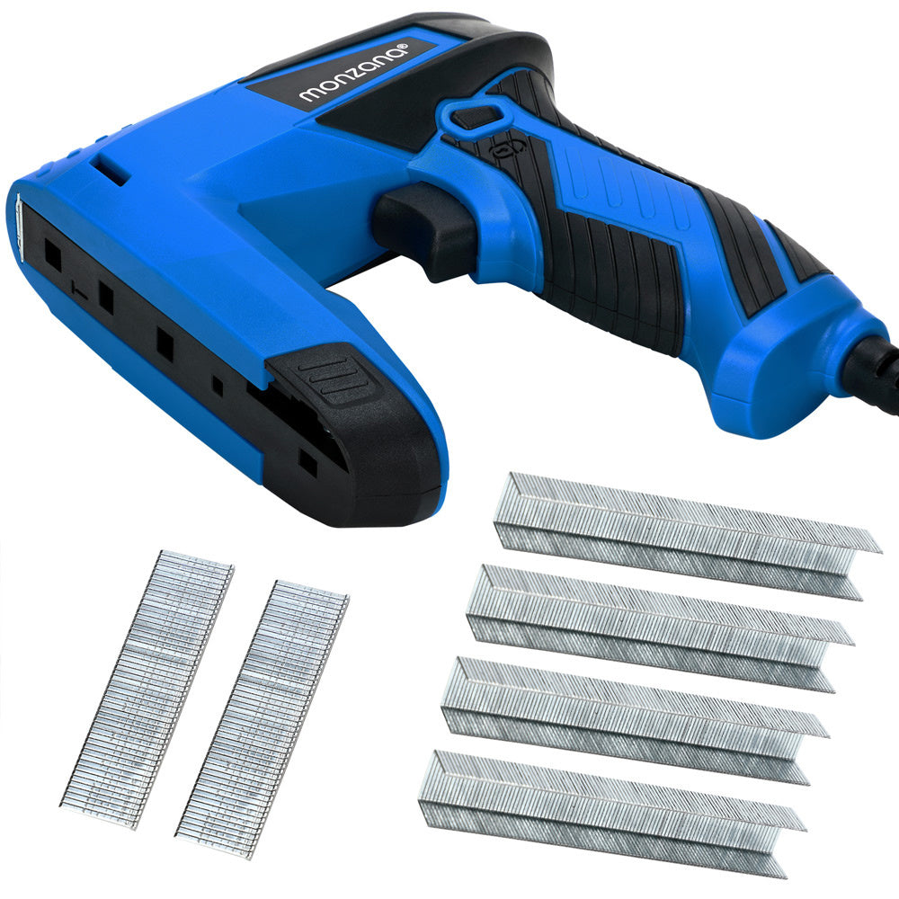 Monzana Elektrische tacker - incl. 400 nietjes + 100 spijkers