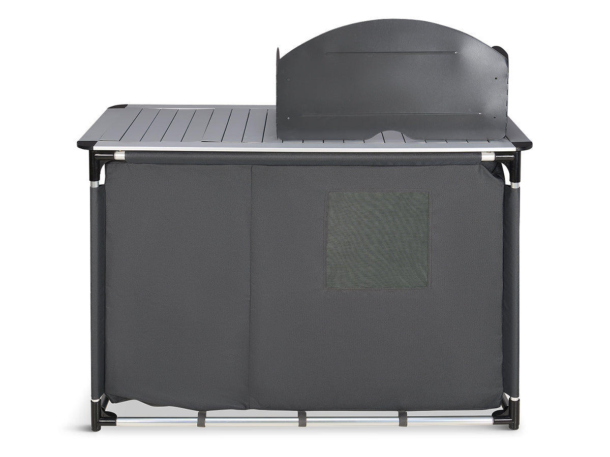 Trvlmore Campingkeuken met Windscherm en Afwasbak - 120 x 120 x 83 cm