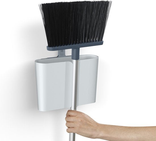 Joseph Joseph - CleanStore Veger Telescopisch met Muurbevestiging - Kunststof - Blauw