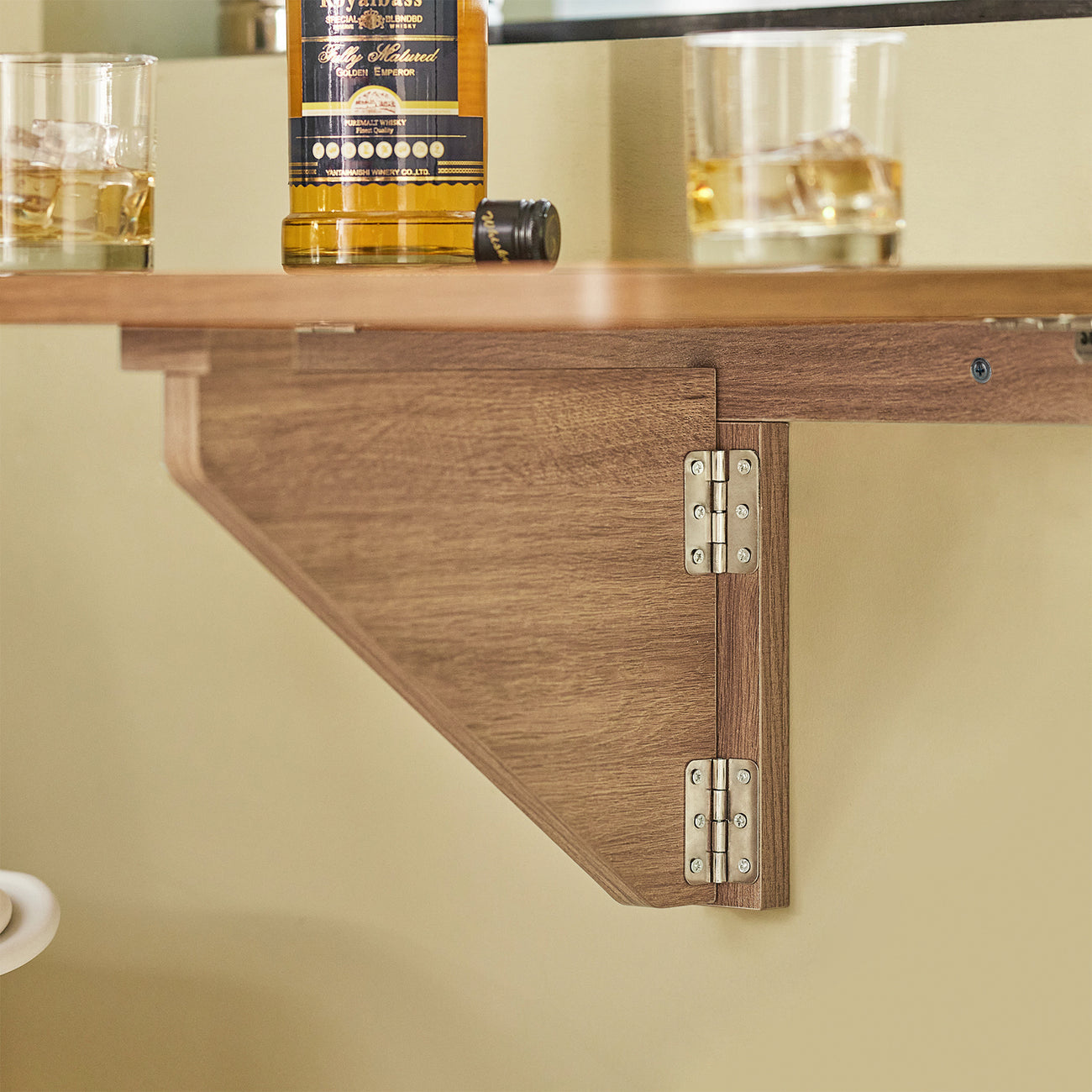 SoBuy Eettafel inklapbaar - Max. 20 kg - 60 x 40 x 2 cm - Bruin