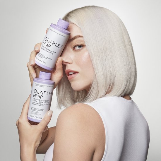 Olaplex No.4P Blonde Enhancer Toning Shampoo | 250 ml | Voor blonde en grijze haren