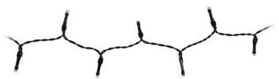 Kerstverlichting lichtsnoer - 40 led lampjes - warm wit - 300 cm - kerstlampjes