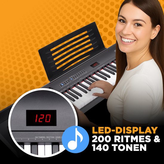 Finesse Digitale Piano - 88 Gewogen Toetsen - Keyboard Piano - Elektrische Piano