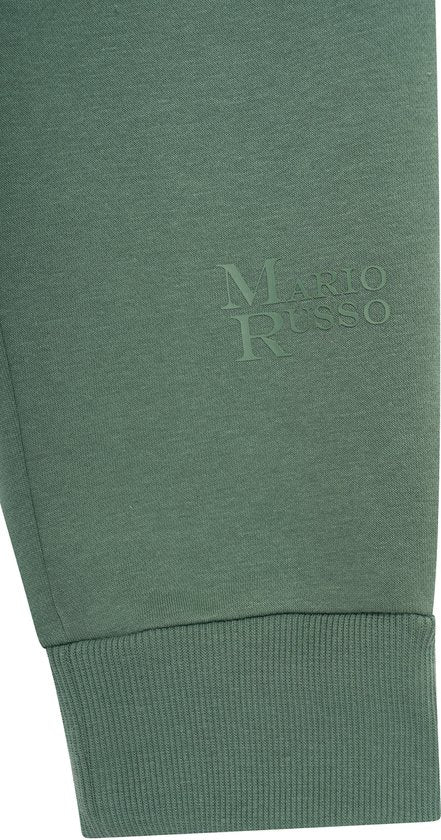 Mario Russo Trainingspak Achilles - Huispak - Joggingpak - Hoodie - Duck Green - maat L