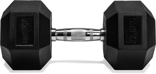 VirtuFit Hexa Dumbbell Pro - 22,5 kg - Hexagon Dumbbell - Krachttraining - Per Stuk