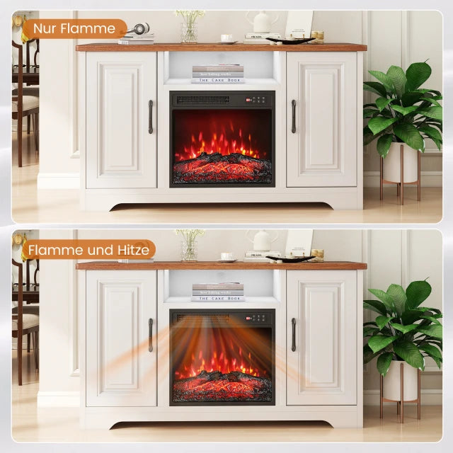 Coast Elektrische Haard - 18 inch - Vlam - Verwarming - Timer - Afstandsbediening - Zwart