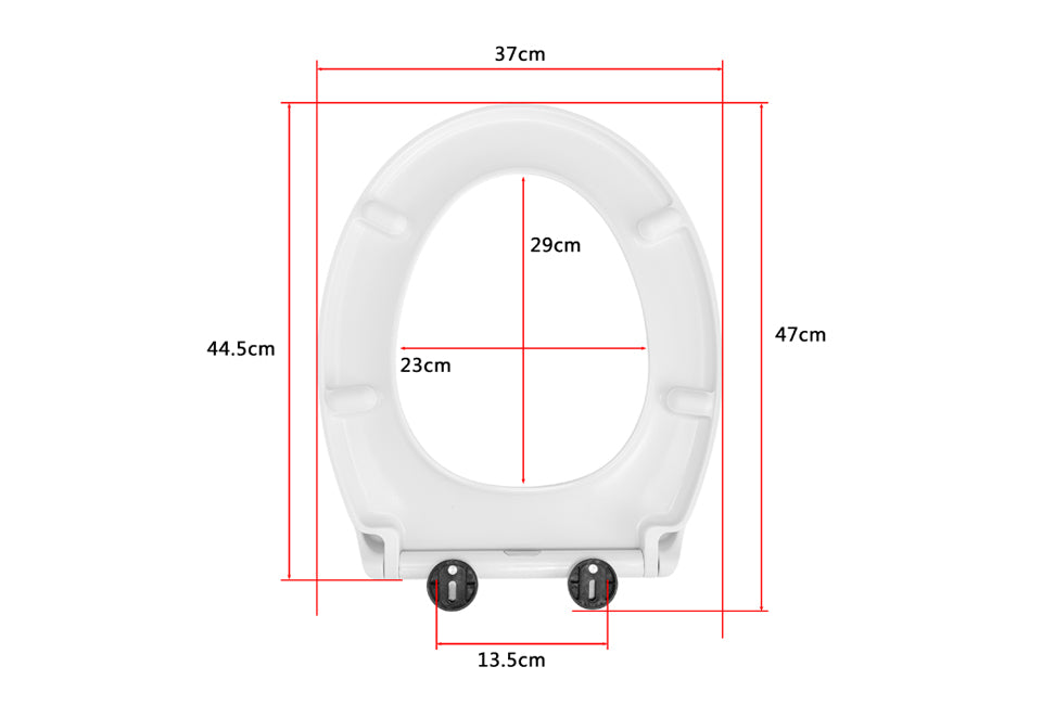 Home&Comfort wc bril - langzaame sluiting