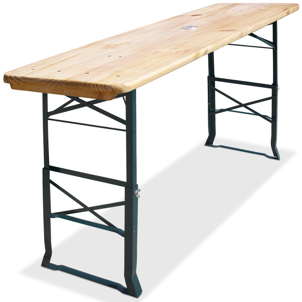 Deuba Houten Tafel Vouwbaar & Hoogte Verstelbaar 170x50x75cm Bruin