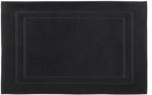 DoubleDry Hotel Badmat 50 x 80 cm – 100% Katoen – Zacht en Absorberend – Zwart