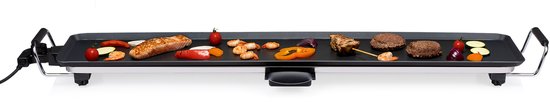 alpina Teppanyaki Grillplaat XXL - 100 x 22 cm - 2000W - Antiaanbaklaag