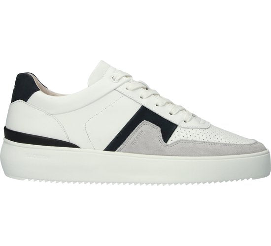 Blackstone MARBLE COLTON - DG513 Wit Donkerblauw - Sneaker (laag) - Heren - Wit - Maat: 43