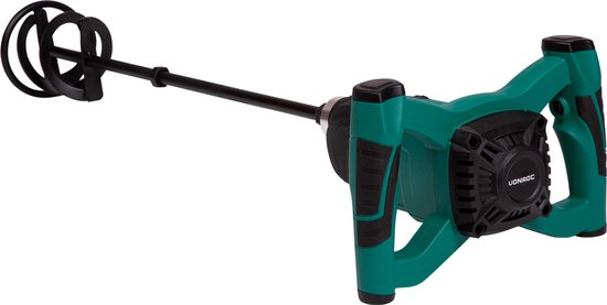 VONROC Verf / cementmenger – 1200W – Soft start – 3m rubberen kabel – Incl. roerstaaf 120x600MM