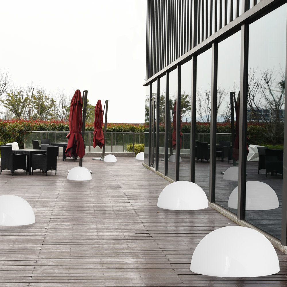 LED Solarlichten halfrond - Set van 3 stuks \\u2013 Tuin \\u2013 Tuinverlichting