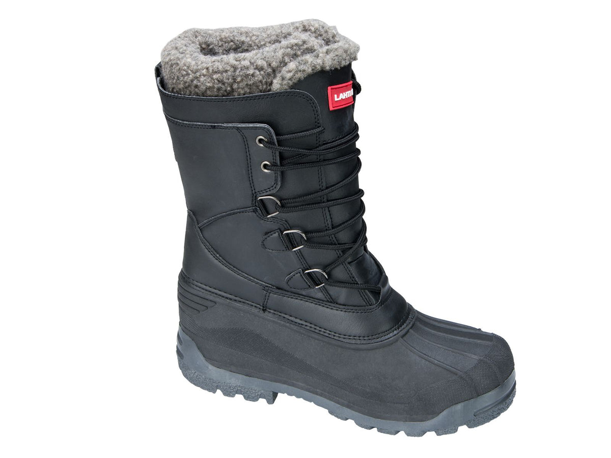 Lahti Pro Snowboots Heren - Warmte-isolerend - Kunstleer met Rubberen Zool - Maat 43 - Heren