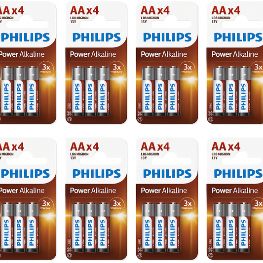 Philips Power Alkaline - AA Batterijen - 16 stuks - Bundel Aanbieding