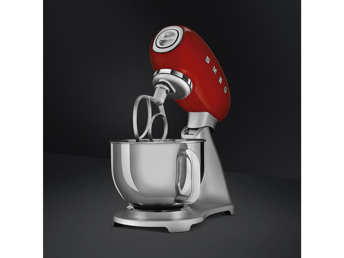 Smeg Keukenmachine SMF02RDEU - Rood - 800 Watt - 4,8 Liter