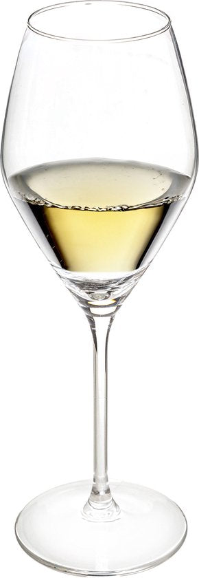 Secret de Gourmet Wijnglazen set Silvia - doosje 6x stuks - chique glas - 34 CL - witte/rode/rose