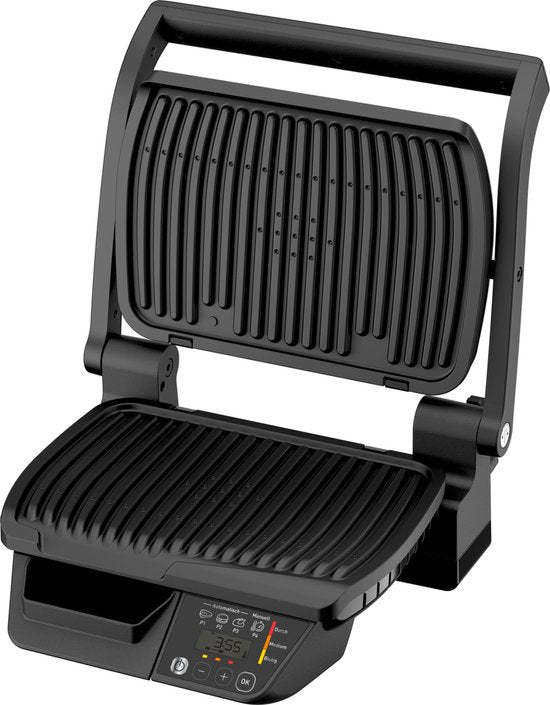 Tefal OptiGrill - GC7P08 - Intelligente grill - Zwart
