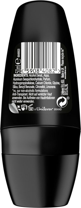 Axe Deodorant Men- Roll-On - Black - 6 x 50 ml - Voordeelverpakking
