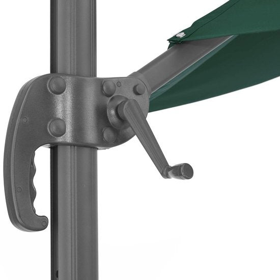 tectake- parasol Daria groen - 403134- met beschermhoes