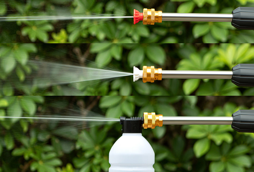 Hortensus 3-in-1 Hogedrukreiniger - Draagbaar - Incl. 48V-Accu en Opbergbox - 25 bar werkdruk - Zwart