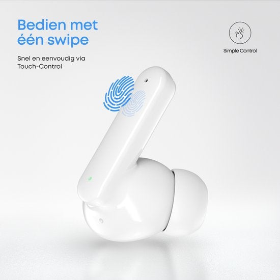 SoundFront Pro Draadloze Oordopjes - Bluetooth Oortjes - Earpods - Geschikt voor Apple & Android - Wit