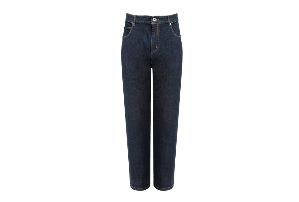 Milanoro - Stijlvolle jeansbroek voor heren - Zwartblauw - W31 - L32